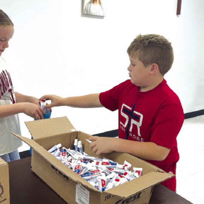 From left: Abi McBride and Reed Dusek.