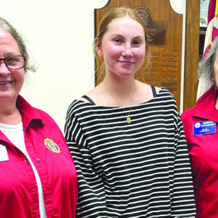 American Legion Auxiliary Elects Officers, Ella Nygren Shares Girls State Experience