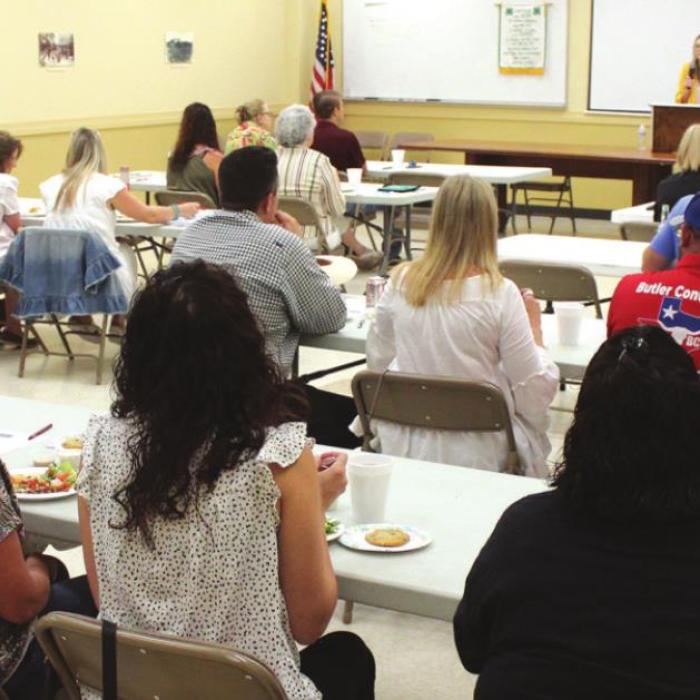Mauro Speaks in La Grange