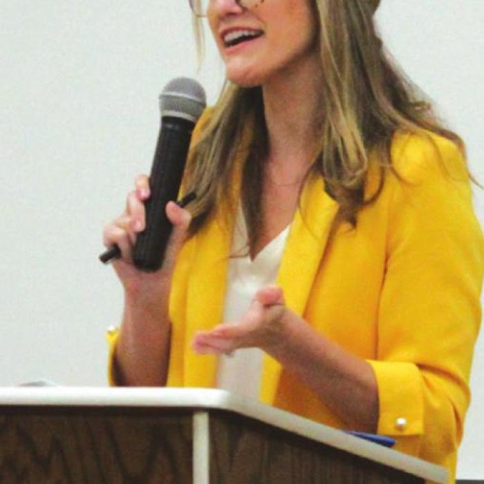 Mauro Speaks in La Grange