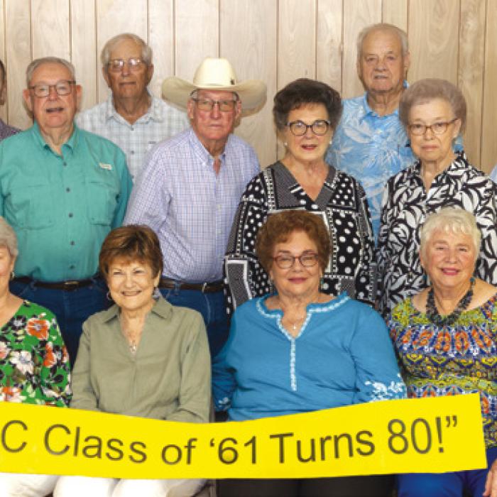 Round Top-Carmine Class of 1961 Reunites, 80th Birthdays Celebrated