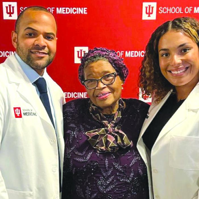 Darden Travels to Indiana for White Coat Ceremony