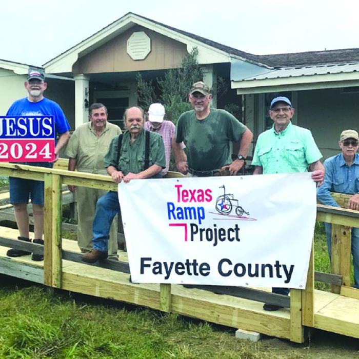 Ramp Rebuilt in Schulenburg