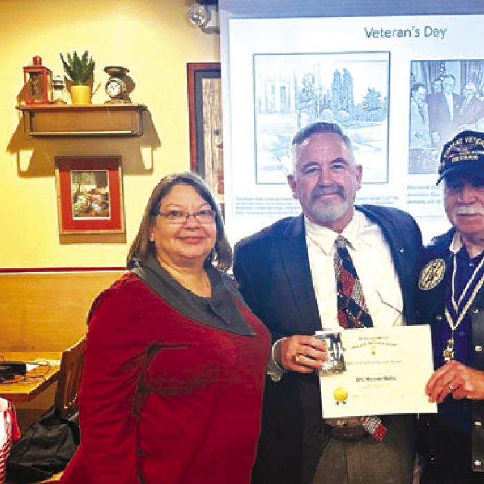 Mark Rotter Receives War Service Medal
