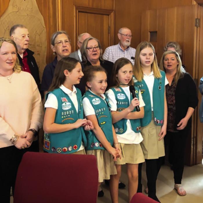 La Grange Church Celebrates Girl Scouts