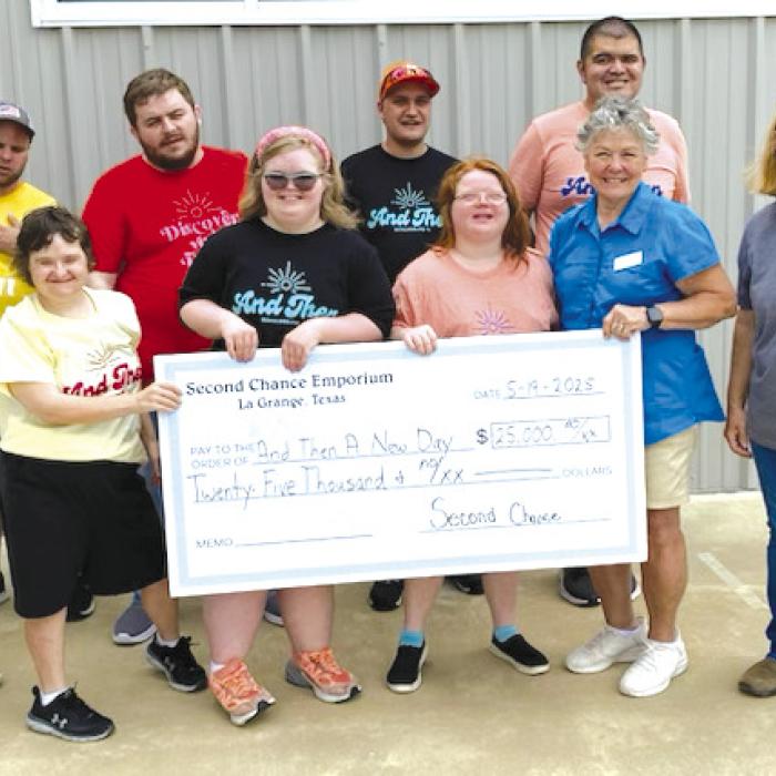 Second Chance Donates to Autism Support Group