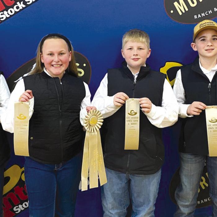 10th Place Team: Brooks Dittert, Janie Jarvis, Wyatt Smrkovsky, and Gage Smrkovsky.