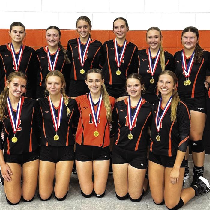 Schulenburg Lady Horn Classic Silver Division Champions – Front Row: Miranda Bonner, Michaela Kollmann, Jenna Guentert, Kerr McBride, Clara Magliolo; Back Row: Ava Faith, Haylee Vacek, Greenli VanZandt, Kimber Bartosch, Grace Schramek, Reagan Dusek, Landry Zapalac, Courtney Magliolo.