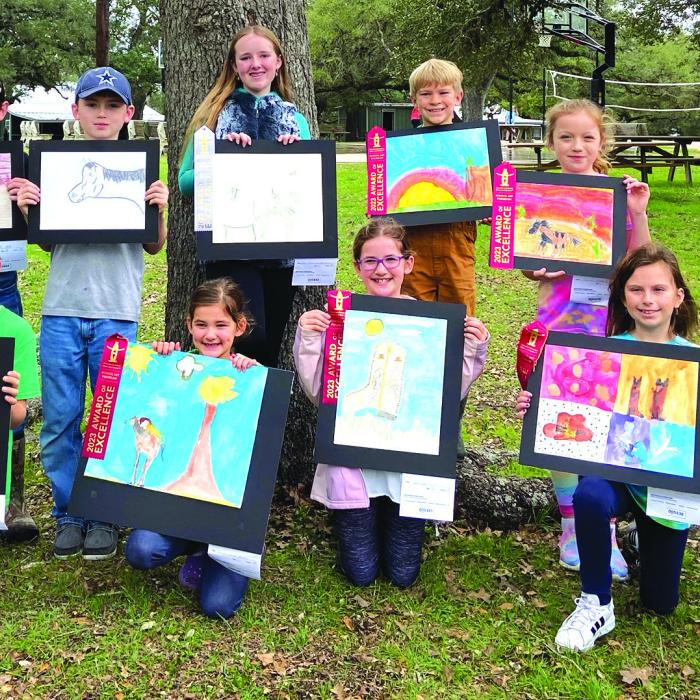 Greater Vision Students Compete in Western Art Competition; Kooper Wins Special Merit Award