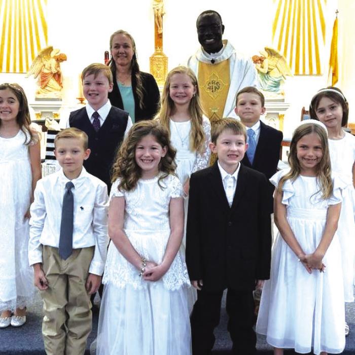First Communion for Plum/Hostyn Youth
