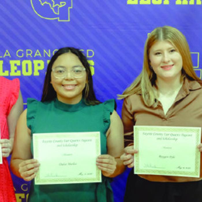 Fair Queens Awarded Scholarships