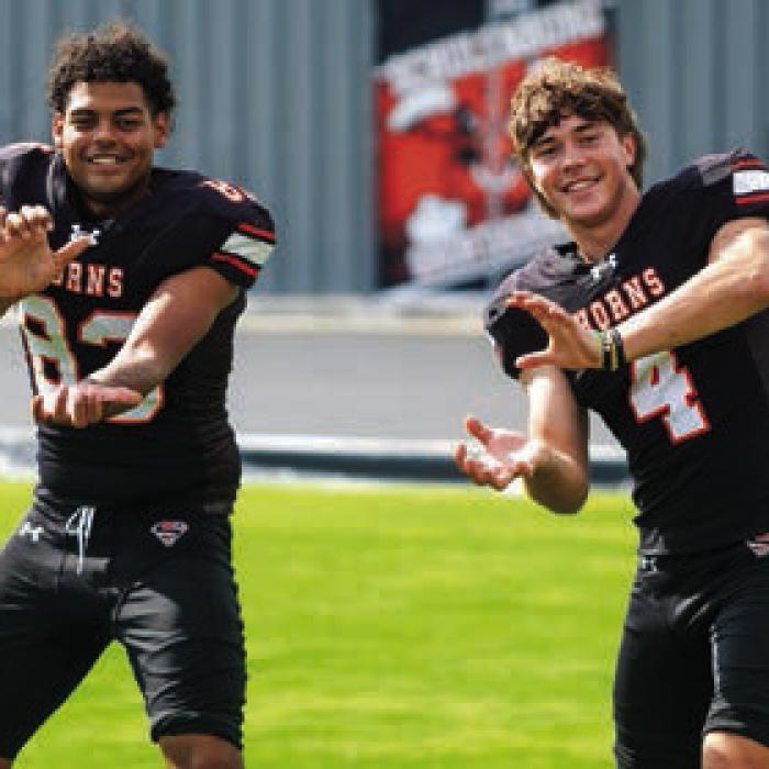 A Conversation With Our Leopard Football Cover Guys