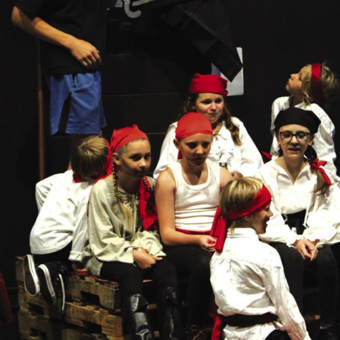 The pirate crew.