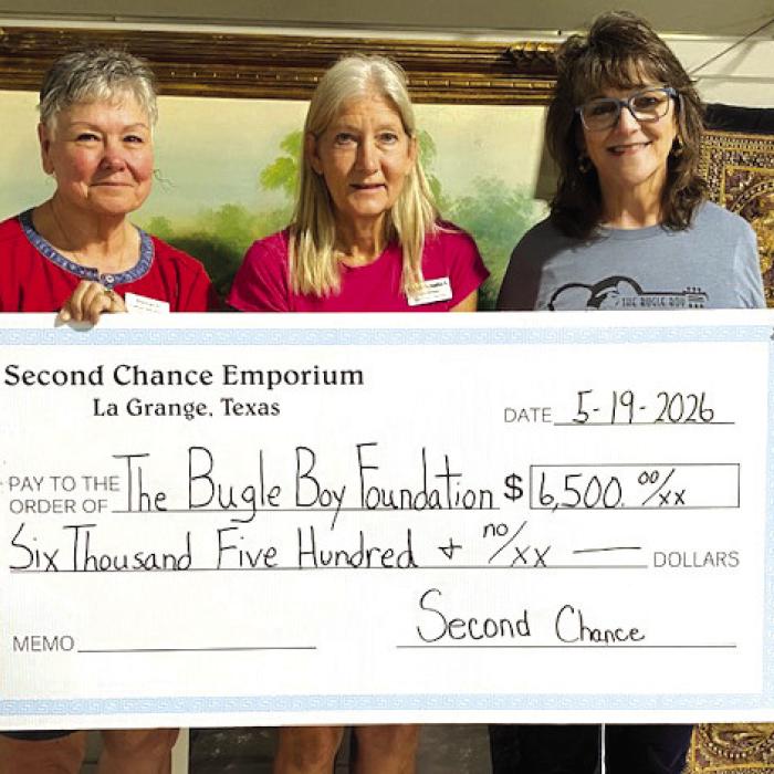 Second Chance Donates to Bugle Boy
