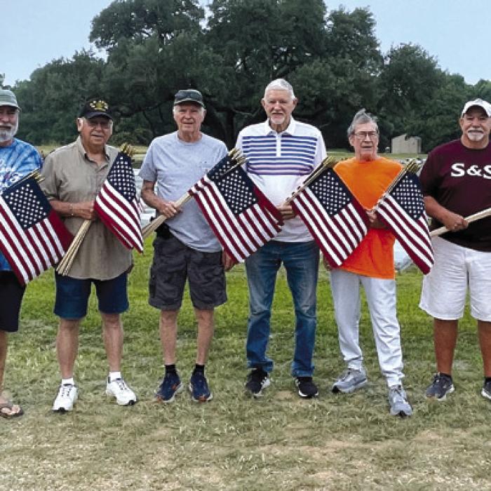 Patriots from left: Kyle Borne, Steve Pavlicek, Dennis Mucha, Tom Plemons, David Ewers, And Pete Friddell.