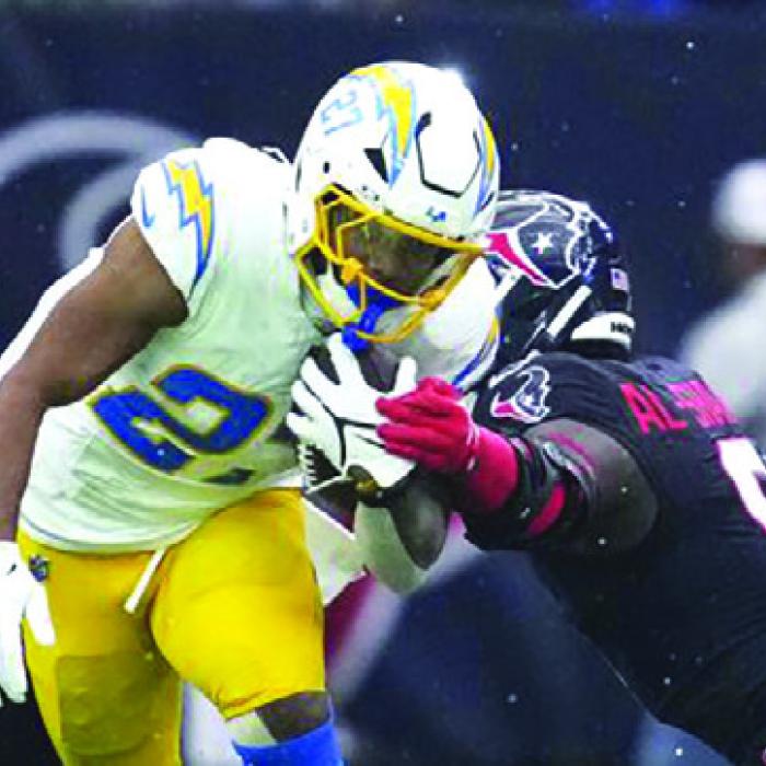 J.K. Dobbins in Saturday’’s playoff game.