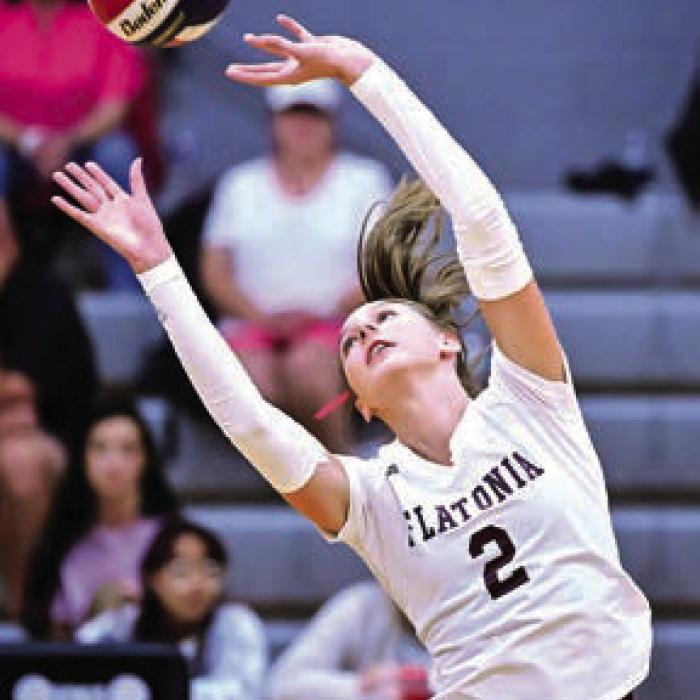 Flatonia’s Summer Sodek was named Setter of the Year of District 27-2A. Photo by Stephanie Steinhauser