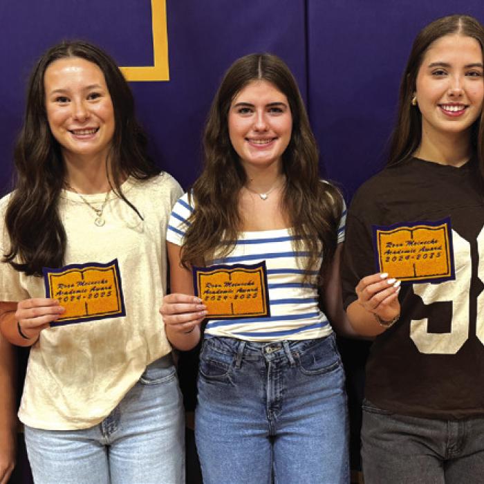Class of 2026 – Anthony Anzaldua, Eleanor Carey, Ellah Hill, Eryn Kutchka, Ella Nygren.