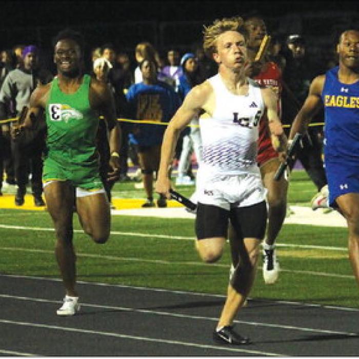 LHS Shows Off On Home Track With Standout Performances at Area Meet
