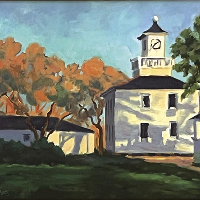 Judy Elias’ work “Fayetteville Court House.”