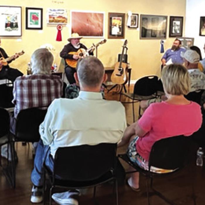 Frank Martin Gilligan (on the right) rocked the house at ARTS.