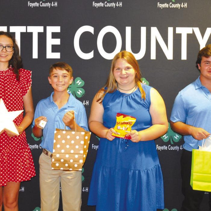 2025-2026 Council Officers: Tate Fritsch, Tatum Fritsch, Crockett Guenther, Brealey Nieto, Logan Poncik, and Tori Newton.