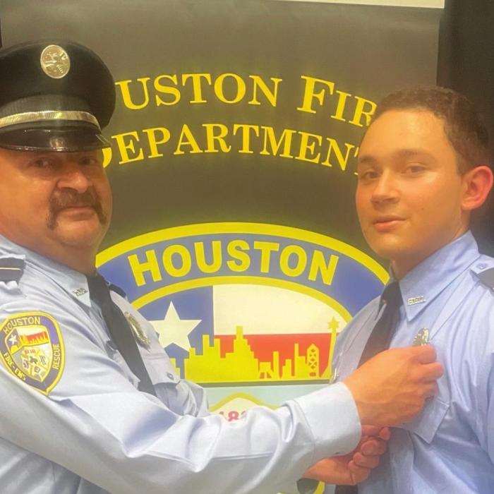 Cabrera Graduates From Houston Fire Academy