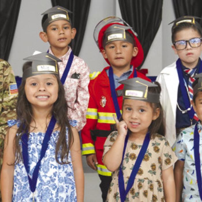 Pictured class of 2024 PAT graduates from front left: Emily Koncaba, Serfina Waltman, Kolsen Venghaus, Mila Garcia, Liliana Garcia, Giovanni Rodriguez, Vianney Vazquez, and Dayton Vasek; back row: Camila Torres, Isai Mejia, Aldo Manzano, Jesus Galvan, Emmanuel Balderas, Jett Jasek. Not pictured were Sadie Hobbs, Owen Hubenak, Corbin Mikulenka, Hollyn Pesak, Samuel Martinez, Mateo Ferrtiz, Hunter Janak, Raveonna Johnson, Jorge Martinez, Yoel Martinez, Samuel Sustr and Landon Holt.
