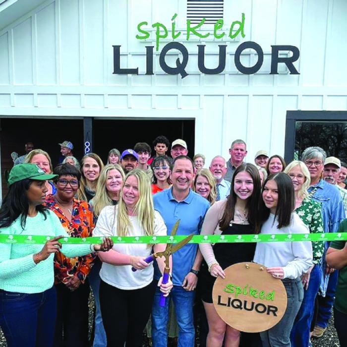 Spiked Liquor Holds Ribbon Cutting