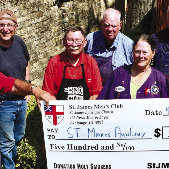 Holy Smokers Cook for St. Mark’s Auxiliary