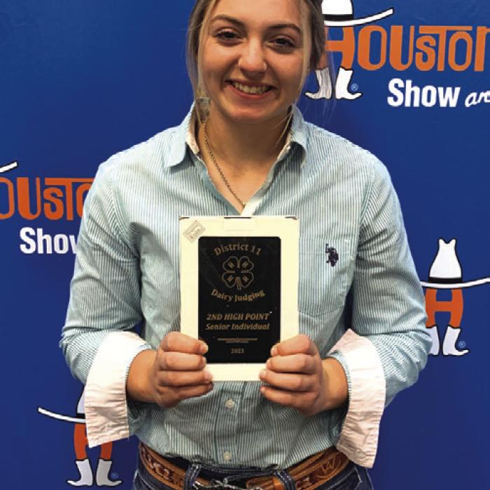 Abegayle Drabek – 2nd high point individual.