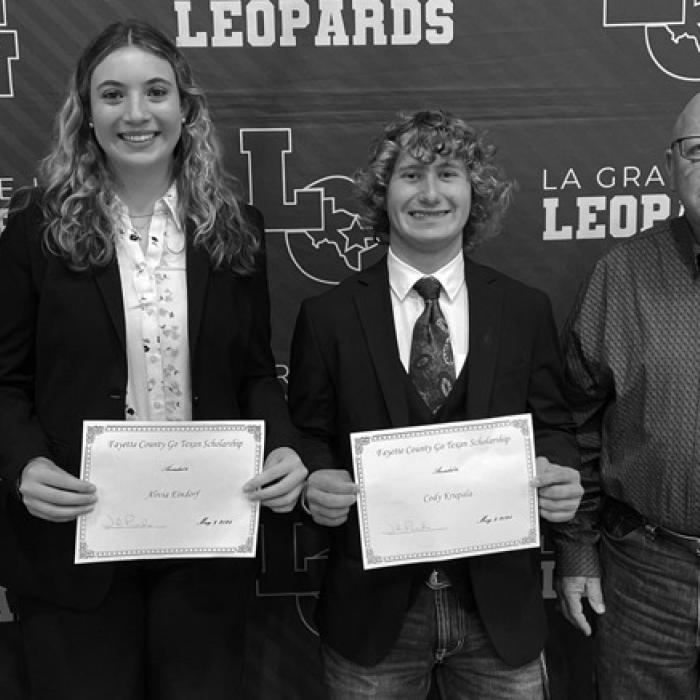 Fayette County Area Go Texan Awards $65,000 in Scholarships