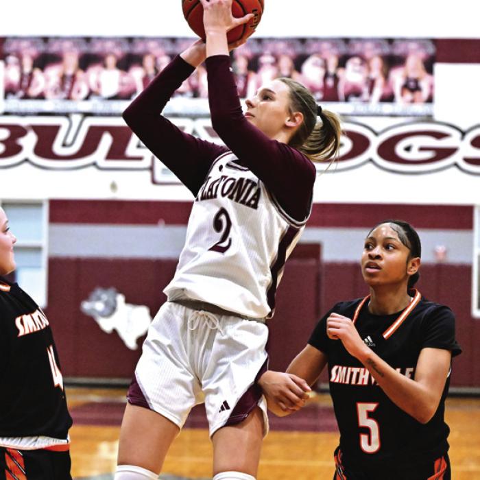 Summer Sodek shown here in action earlier this season. Photo by Stephanie Steinhauser