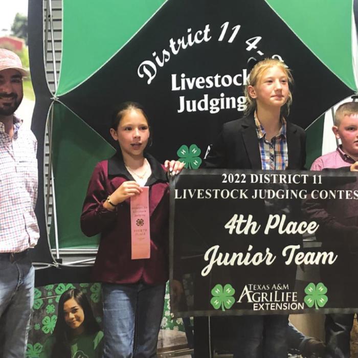 Fayette County 4-H Competes in Livestock Judging Contest