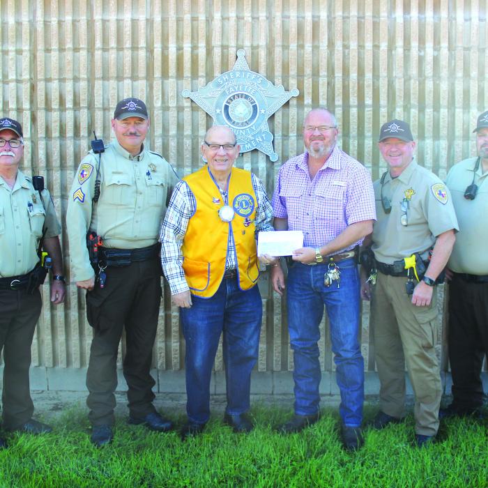 Lions Club Donates to Deputy Santa