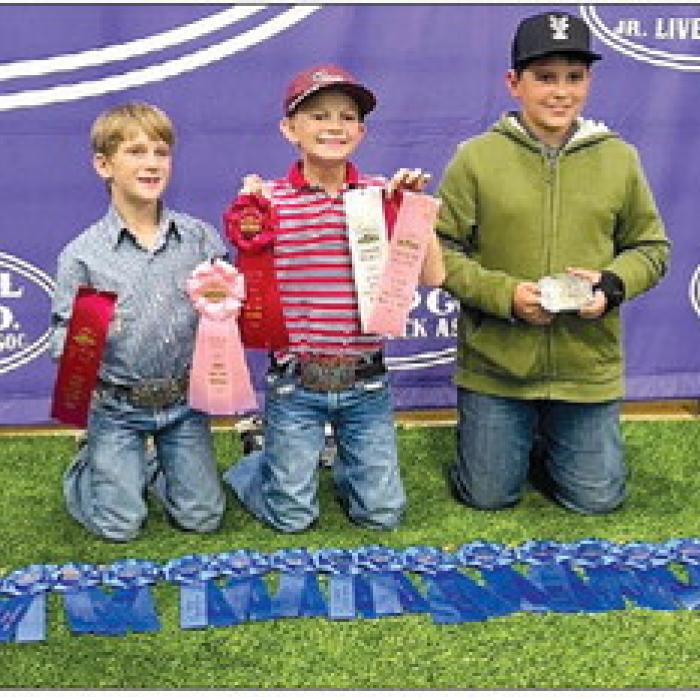 Champion Junior Team: Rowdy Guenther, Joe Carrales, and Hudson Holub.