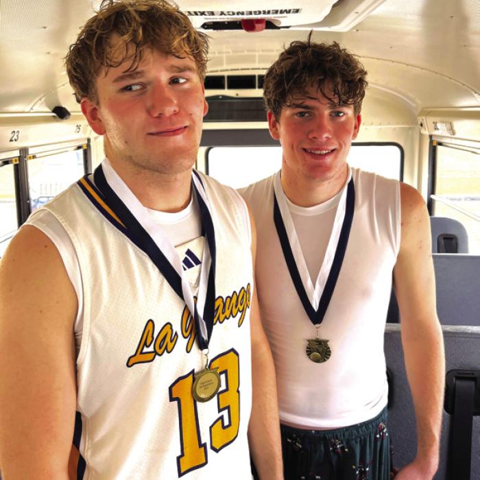 La Grange all-tourney selections Conner Brooks, left, and Cole Collier, right.