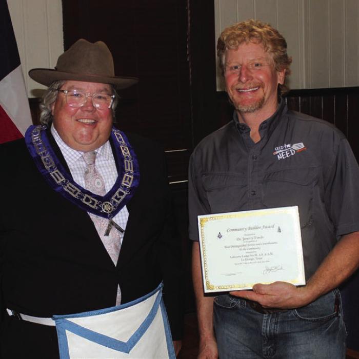 LaFayette Masonic Lodge in LG Honors Community Leaders