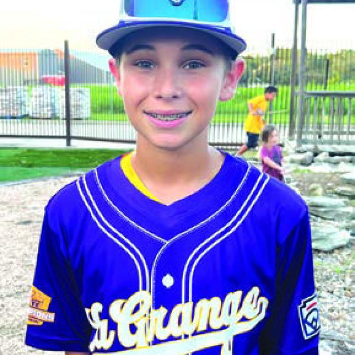 The Members of the 2024 Texas East Champion La Grange Intermediate All-Stars