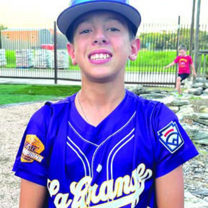 The Members of the 2024 Texas East Champion La Grange Intermediate All-Stars