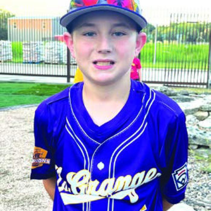The Members of the 2024 Texas East Champion La Grange Intermediate All-Stars