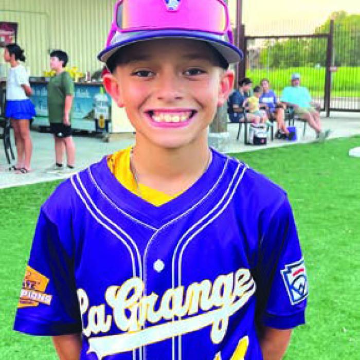 The Members of the 2024 Texas East Champion La Grange Intermediate All-Stars