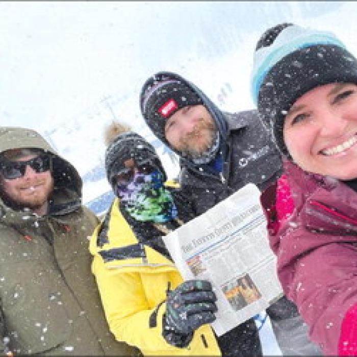 Record Takes Ski Trip to Monarch Mountain