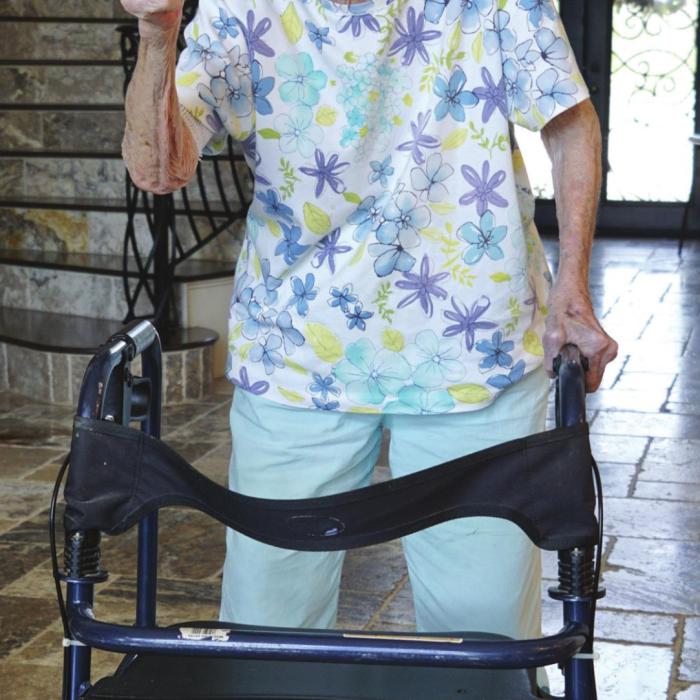 Martha Tauch has inspired several generations of Flatonia and area residents and now encourages factory workers in Ohio, who manufacture walkers. They see her smiling face every day on a poster in the plant as they go about their jobs.