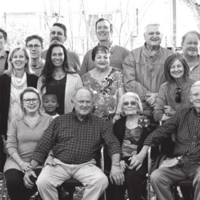 An important ingredient in Martha’s recipe for a long life is having a large, loving family.
