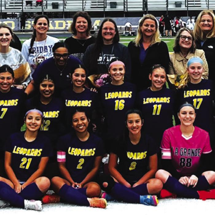Lady Leps soccer players got to select and honor special teachers prior to Friday’s match.