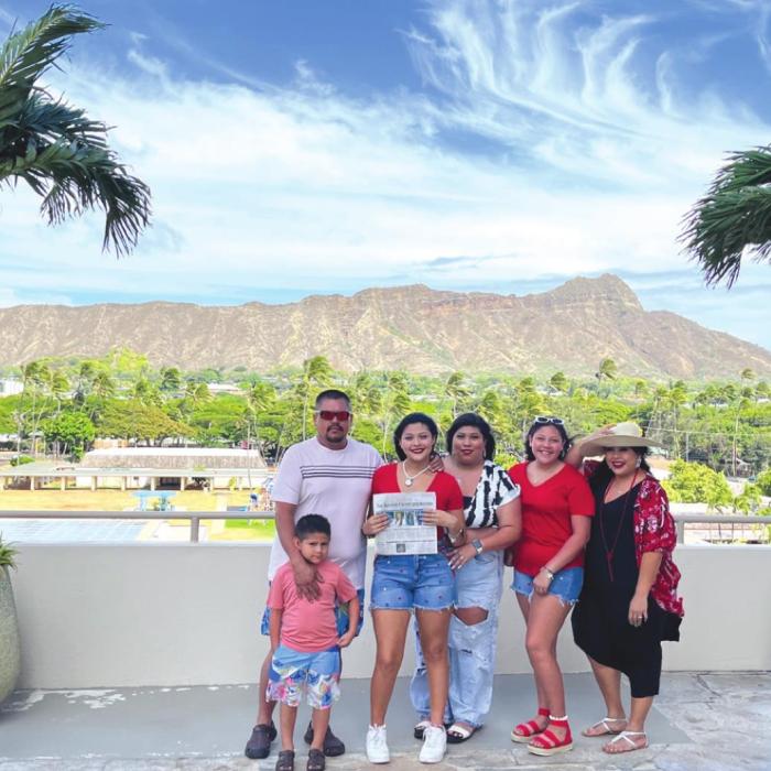 Record Travels to Honolulu, Hawaii