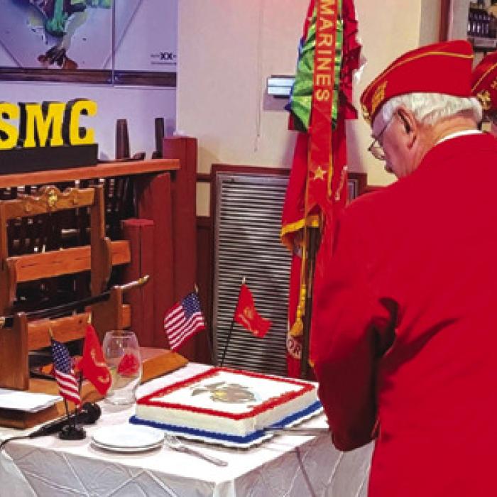 250th Anniversary of Founding Of The Marine Corps Held Here