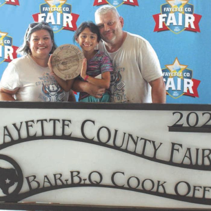 First Place Steak – The “You Kill It We Grill It” team of, left to right, Nicole Vasut, Reeanna Ramirez and Jason Vasut.