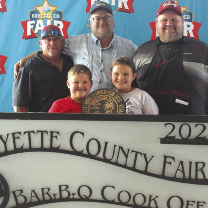 Overall Grand Champions – The “Good and Ready” team of, left to right, Tiger Hall, Michael Tofel and David Tofel, and front, Frank and Lillian Tofel.